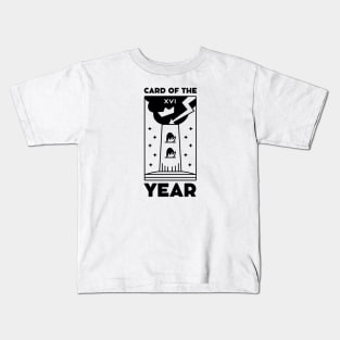 The Tower Tarot Card of The Year Kids T-Shirt